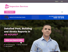 Tablet Screenshot of pinkinspections.com.au